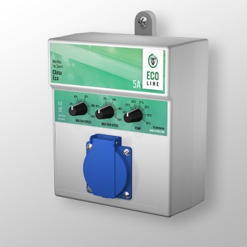 Controler TechGrow Clima Eco 5A - pentru temperatura și viteza ventilatorului