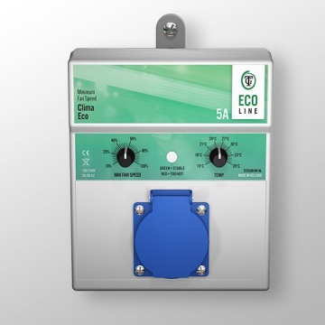 Controler TechGrow Clima Micro Plus 5A pentru temperatură și viteza ventilatorului