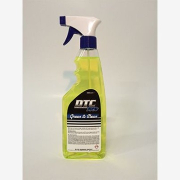 DTC Pro Green & Clean 500 ml - soluție organică pentru curățarea mașinilor de tuns și echipamentelor de tăiere