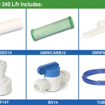 GrowMax ECO GROW 240 L/h - Sistem de filtrare a apei în 2 stagii