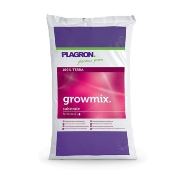 PLAGRON GROW MIX 50L - substrat prefertilizat pentru creștere cu turbă, perlit și humus de viermi