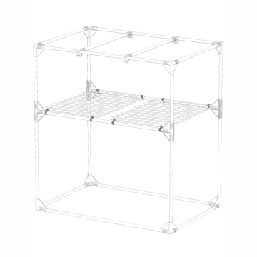 Secret Jardin Grid – raft metalic 60 x 40 cm  