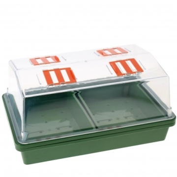 SERA INCALZITA NEPTUNE HYDROPONICS - 38X25X19CM - mini seră termostatică pentru propagare, semințe și butași