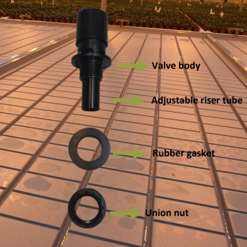 Supapă Sifon de 10mm pentru tăvi de irigare/inundare - Staal & Plast