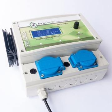 Techgrow Clima Control Plus (7A) - controler digital pentru ventilator, încălzire și umiditate