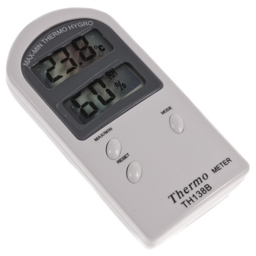 TERMO-HYGROMETRU FĂRĂ SONDĂ EXTERNĂ TH138B - aparat digital pentru monitorizarea temperaturii și umidității