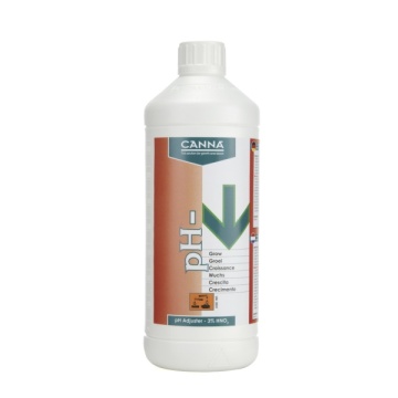 CANNA PH- GROW 3% 1L - regulator pentru scăderea pH-ului în perioada de creștere