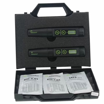 Kit tester de buzunar Milwaukee (pH51 și EC66) - kit instrumente de măsurare pH și EC