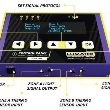 LUMATEK Digital Panel PLUS 2.0 (HID+LED) - controler digital pentru lămpi Led Lumatek