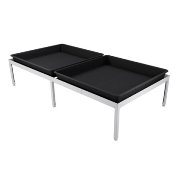 Masă metalică pentru tăvi 200x100cm