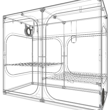 Secret Jardin DR240W – Cort de cultivare 237 × 120 × 200 cm