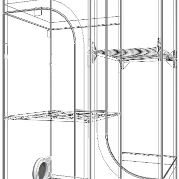 Cort de cultivare Secret Jardin L100