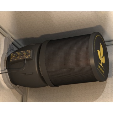 Ventilator de extracție DF16 150/250/350 m³/h Secret Jardin - extractor cu control al temperaturii