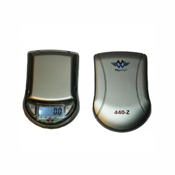 CANTAR MY WEIGH 440Z SILVER - 440G X 0.1G - cântar de buzunar cu afișaj retroiluminat