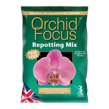Substrat pentru orhidee - Orchid Focus Repotting Mix fără turbă 3L