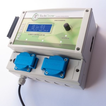 Techgrow Clima Control Climate Controller 7A - controler digital pentru temperatură, umiditate și două ventilatoare