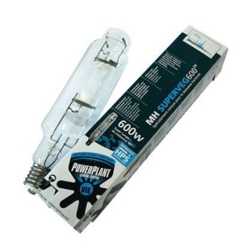Bec PowerPlant MH Superveg 600W cu halogenuri metalice (MH) 600W - pentru faza de creștere