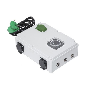 Davin DV33k 12 x 600W + Incalzire EU - Controler industrial pentru iluminat horticol cu priză pentru încălzire