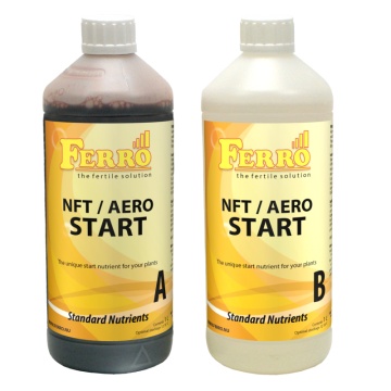 Ferro NFT/Aero START A&B 2x1l - îngrășământ bicomponent pentru stadiul incipient de dezvoltare a plantelor