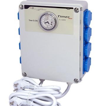G-Systems Timer Box 8 x 600W - Controler industrial pentru iluminat horticol cu temporizare 