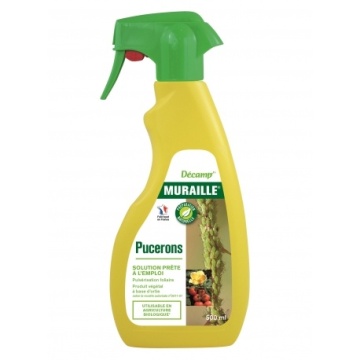 MURAILLE Pucerons 500ml - Décamp Radical - spray gata de utilizare împotriva afidelor pentru plante ornamentale și legumicole