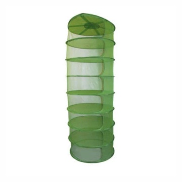 Plasă de uscare pe 8 niveluri VERDE ⌀ 90 cm - uscător suspendat pentru ierburi, mirodenii și fructe