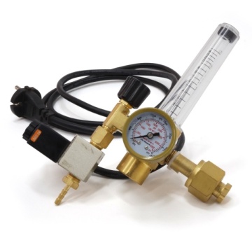REGULATOR CO2 PURE FACTORY - regulator pentru butelii de CO2 cu electrovalvă și debitmetru