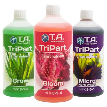 Terra Aquatica TriPart 3 × 0,5 L - Pachet complet de fertilizanți