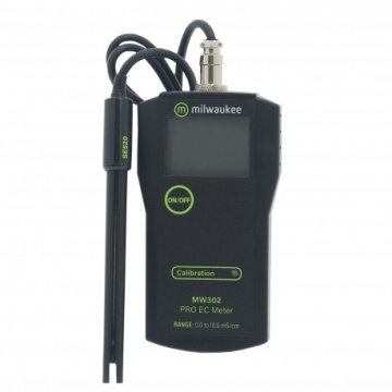 TESTER EC MW302 MILWAUKEE - conductimetru portabil cu sondă externă pentru măsurarea conductivității