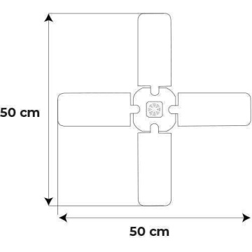 Agrolite 4.30 LED 120W – lampă LED cu 4 panouri, spectru complet, pentru creștere și înflorire