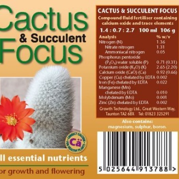 Cactus Focus - Îngrășământ pentru Cactus și Suculente