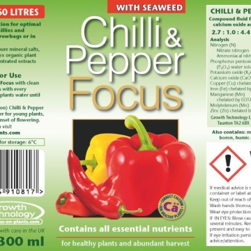  Chilli and Pepper Focus - Îngrășământ pentru Ardei