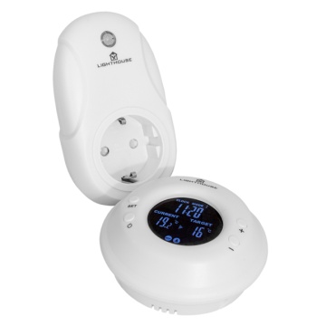 Priză cu termostat fără fir - Lighthouse - controler pentru aparate de încălzire și răcire de până la 3000W