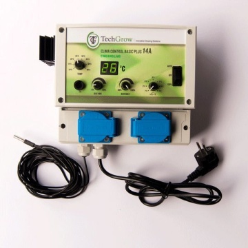 Techgrow Clima Control Basic Plus (14A) - controler de temperatură și viteză pentru ventilator