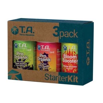 Terra Aquatica Tripack Pro Organic Starter Kit - Pachet de îngrășăminte organice pentru creștere, înflorire și rodire