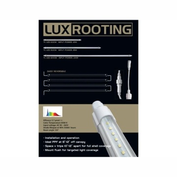 Lux-Rooting TL LED 24W, 120cm, 6500K, 2.7μmol/J - bandă led pentru germinare și propagare