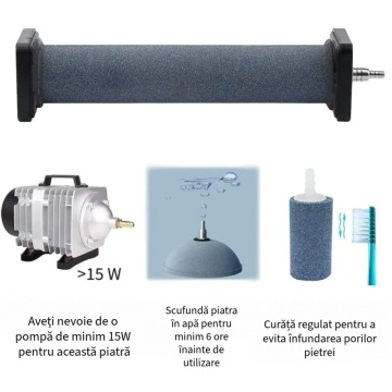 Piatră de aerare 150 mm cu capete pătrate