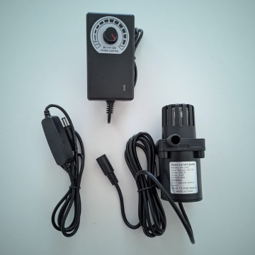 Pompă de apă DC HBL3061 700 L/h - kit 12V cu regulator de putere, temporizator și filtru de sedimente