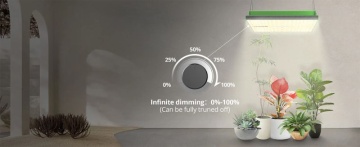 VIPARSPECTRA P600 100W LED -  Lumină horticolă led cu Infrarosu și dimmer integrat