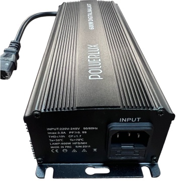 BALAST ELECTRONIC POWERLUX/FISSION 600W - balast reglabil pentru lămpi MH și HPS