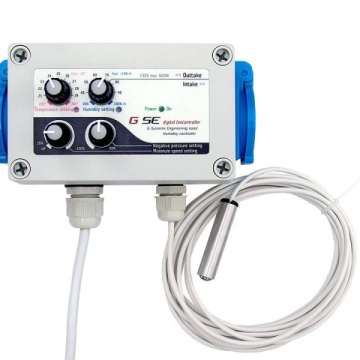 Controler de temperatură GSE pentru 2 ventilatoare - controler digital pentru temperatură, umiditate și flux de aer - Img 2