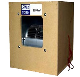 Cutie antifonată cu ventilator - TORIN MDF 1000 m3/h - ventilator izolat fonic pentru sisteme de ventilație