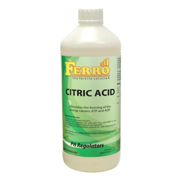 FERRO Acid Citric 1l - corector natural pentru scăderea ph-ului și curățarea substraturilor