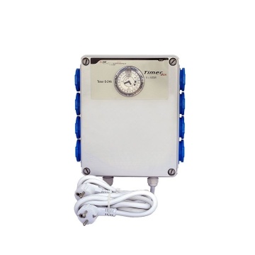 G-Systems Timer Box 8 x 600W - Controler industrial pentru iluminat horticol cu temporizare