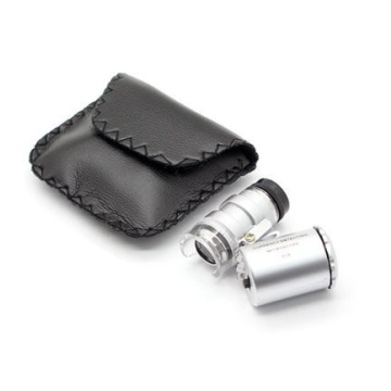 Microscop de buzunar 45x - instrument compact cu focalizare reglabilă și iluminare LED pentru verificarea plantelor