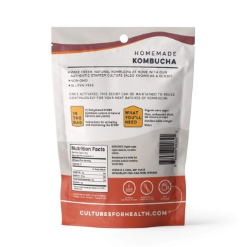 Pachet de cultură - 1x Starterpack Ciupercă Kombucha (SCOBY) - Img 2