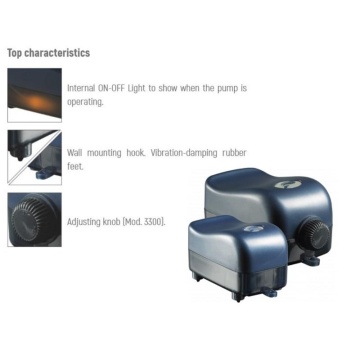 Pompa de aer Sicce Airlight 1000 - pompă compactă pentru oxigenarea acvariilor