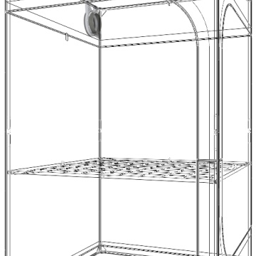 Secret Jardin DS120 – Cort de cultivare 120 × 120 × 200 cm