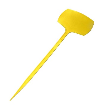 Semn PVC galben 8x4x15 cm