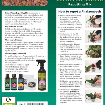 Substrat pentru orhidee - Orchid Focus Repotting Mix fără turbă 3L - Img 2